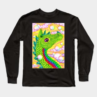 Green Air Dragon Long Sleeve T-Shirt